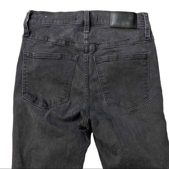 𝅺madewell Sz 24 9" Mid-Rise Skinny Jeans in Charcoal Grey - Picture 6 of 11